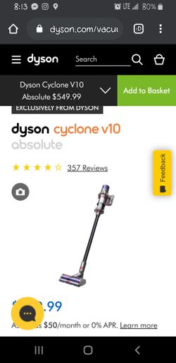 Dyson cyclone v10 brand new in the box never opened