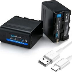 REYTRIC 2 Pack Replacement NP-F970 Battery 

