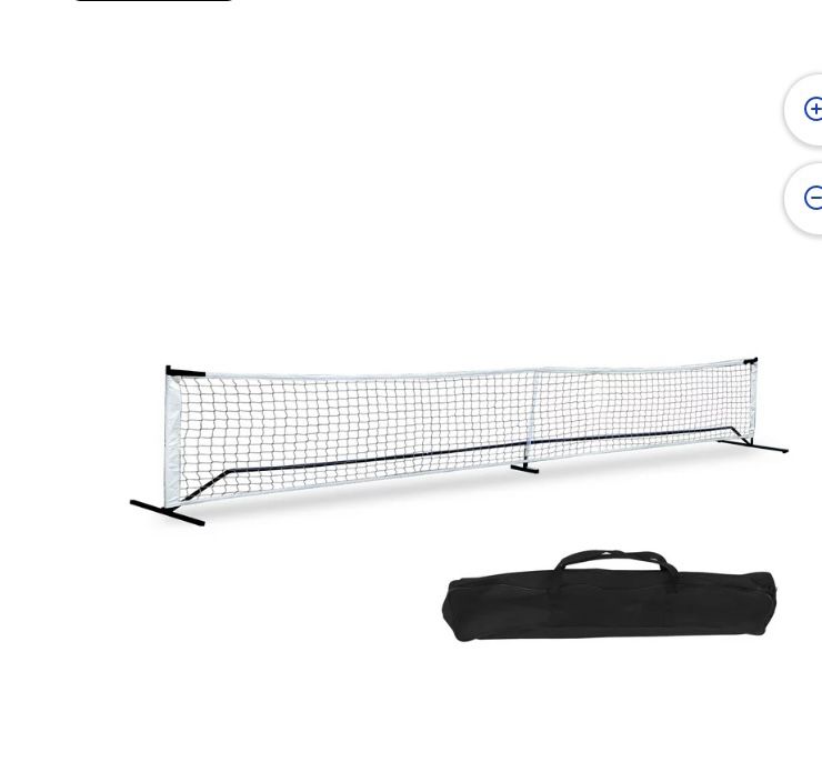 ZenSports 22FT Portable Pickleball Net Set W/Carry Case, Adult Kids Outdoor All-Weather 