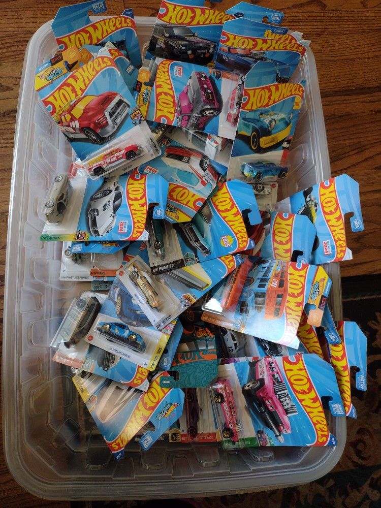 60 Assorted Hot Wheels