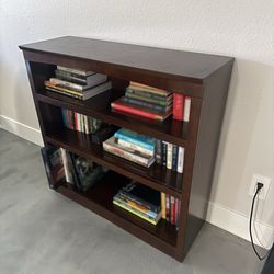 Solid Walnut Bookshelf
