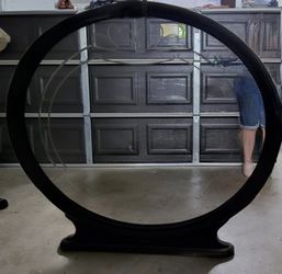 Etched Hanging Mirror