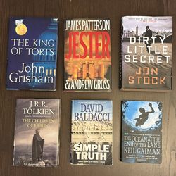 20 Books. Thriller, Fantasy, Mystery