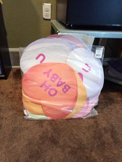 Oh Baby / Conversation Heart Placemats & Decorations Set