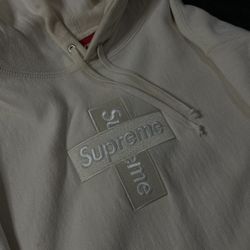 Supreme Cross Box Logo Hoodie - Medium