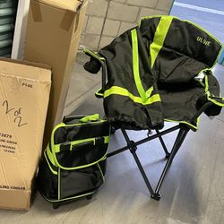 NEW - Uline Camp Chair & Rolling Cooler