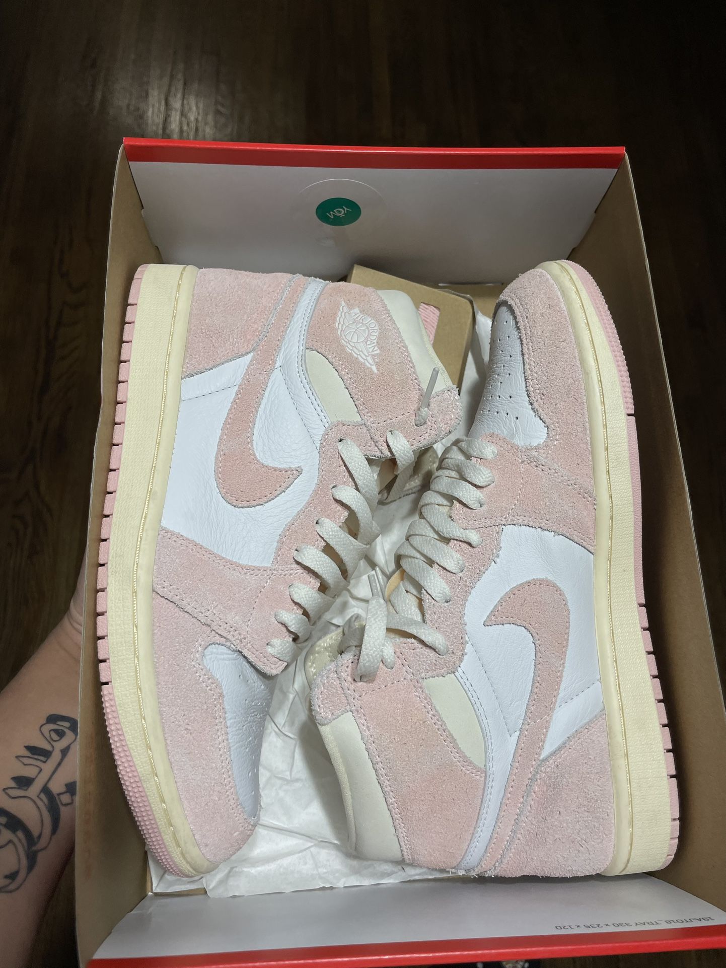 Jordan 1 High Og Washed Pink