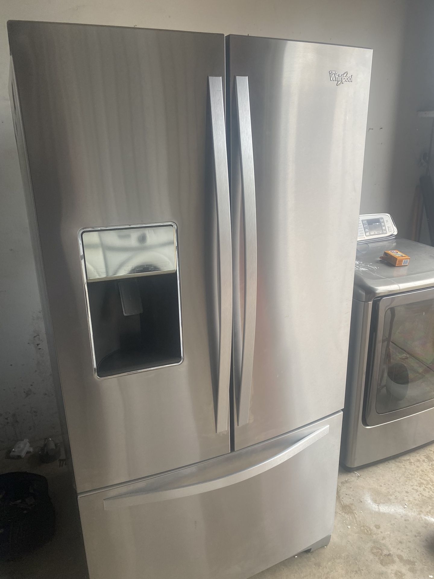 Whirlpool 3 Door Stainless Refrigerator