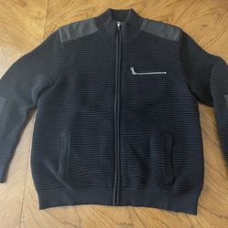 Men’s INC (International Concepts) Black Sweater Jacket - XL - Excellent to Like New Condition
