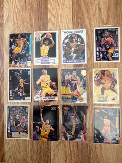 Los Angeles Lakers Vintage Basketball Cards – 12 Card Lot