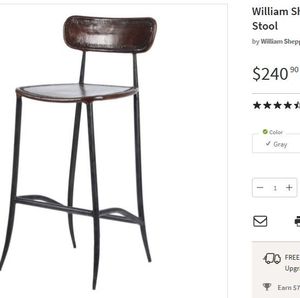 New Set Of 2 Genuine Leather Counter Bar Stools 26 For In New Set Of 2 Genuine Leather Counter Bar Stools 26 For In Cincinnati Oh Offerup