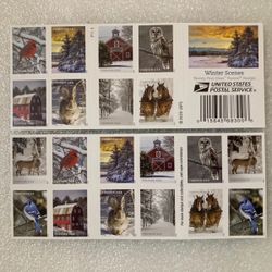 1000 Winter Scenes Self-Adhesive Forever Stamps