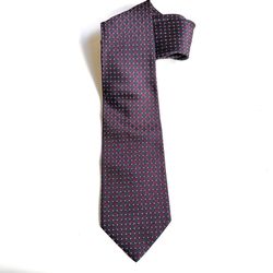 Tiffany & Co  navy and burgundy  classic tie