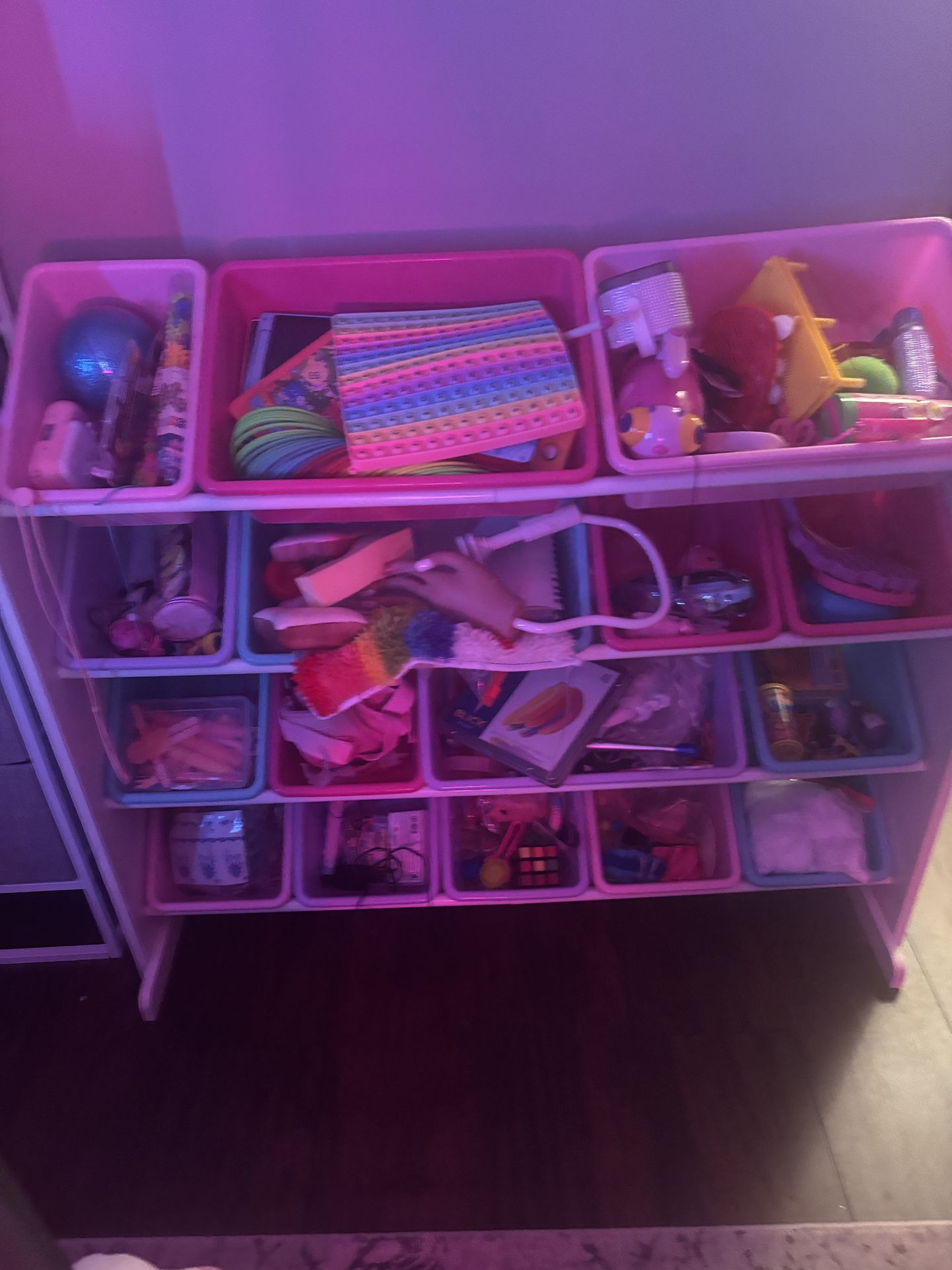 Kids toy box/bin organizer