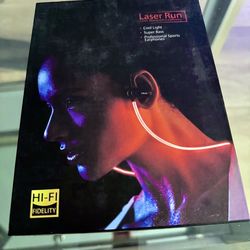 Earphones Laser Light Sport Earphones
