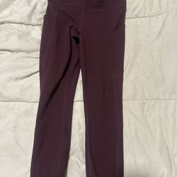Purple Leggings With Pockets 