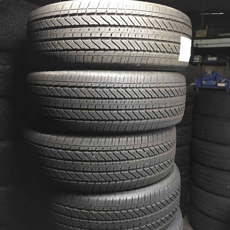 275 55 19 Continental Like New Tires #7R