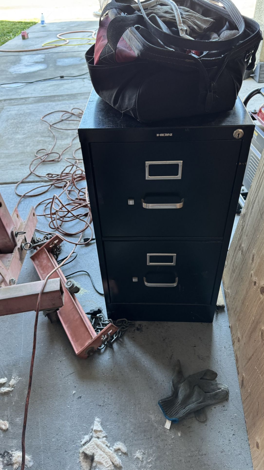 2 Drawer File Cabinet Metal FREE