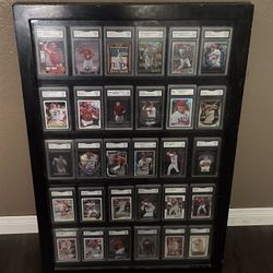 Graded Trading Cards Display Case 