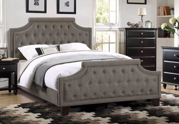 BRAND NEW QUEEN PLATFORM BED FRAME WITH MATRESS INCLUDED $399