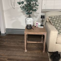 Target Brand Accent Table & (fake) Plant