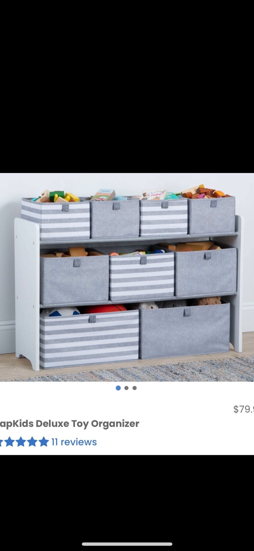 Baby Gap/ GapKids Deluxe Kids Toy Organizer/ Kids/ Toys/ Toddler/ Bedroom/ Playroom/ Furniture/ Organizer/ Daycare/ New