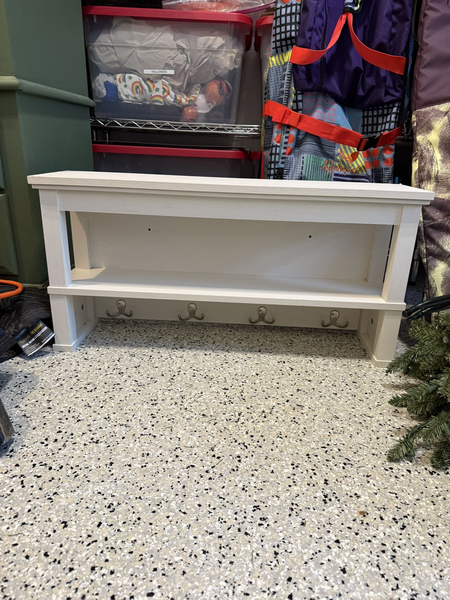 Solid Wood Entry Shelf