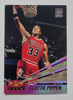 1993-94 Topps Stadium Club "Beam Team" Scottie Pippen basketball card