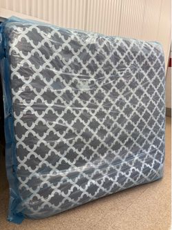 King Bed with box springs and frame