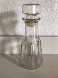 Vintage Good Seasons Salad Dressing Glass Cruet with starburst Lid