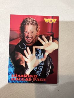 1998 Topps WCW Nitro Diamond Dallas Page Wrestling Trading Card #8 DDP HOF