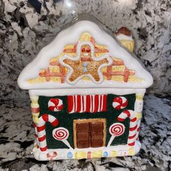 Gingerbread House Cookie Jar