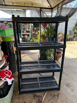 Storage shelving plastic