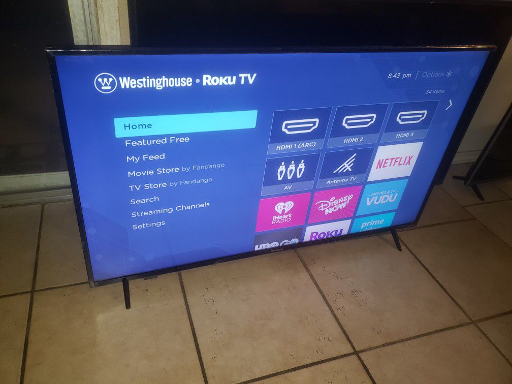 Westinghouse 50" 4K Ultra HD Roku Smart