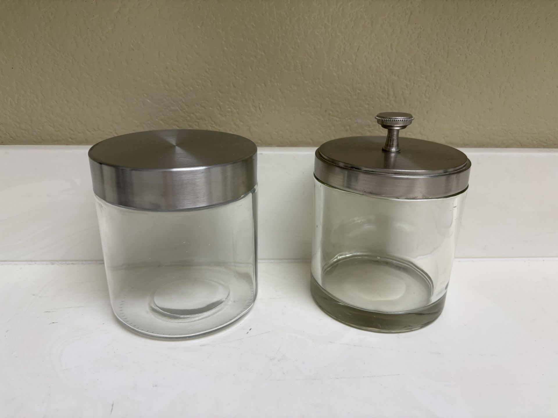 Set Of Glass Jars Containers