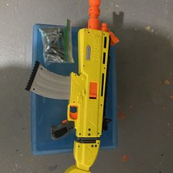 Nerf Gun.    Works With Bullets 