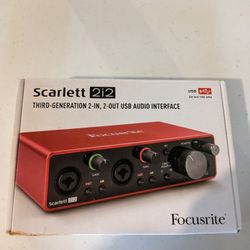 Scarlett 2i2 USB Audio Interface