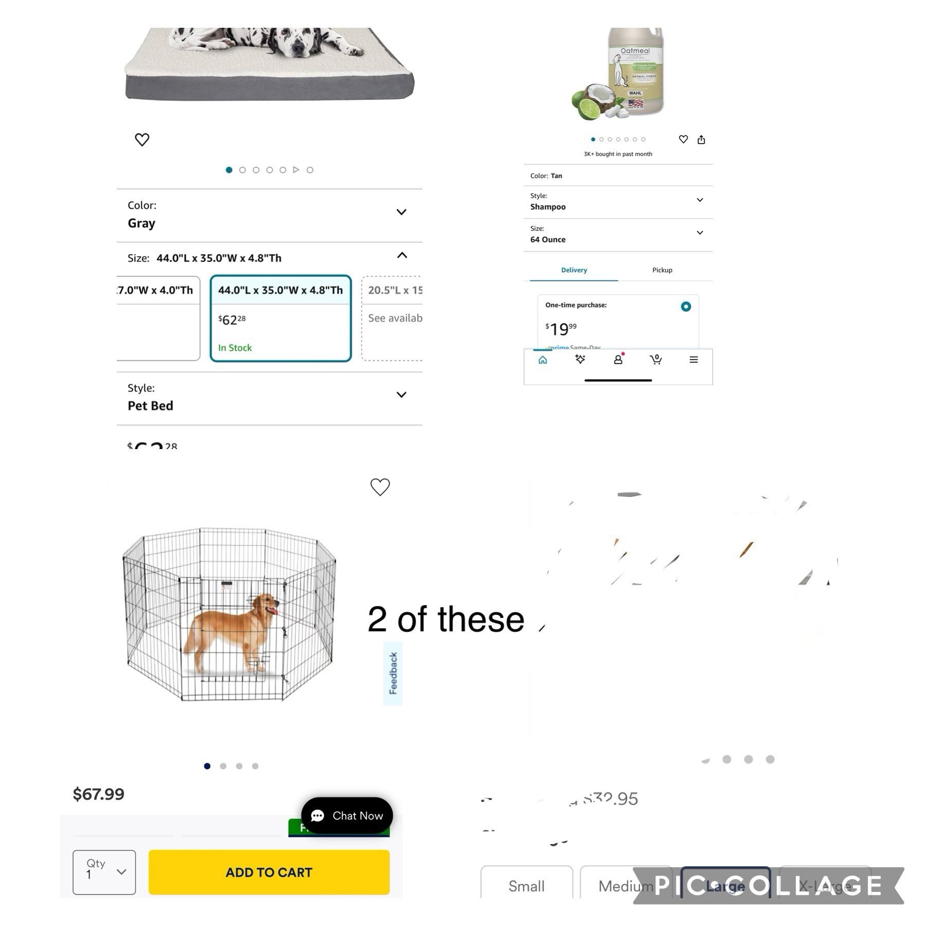 Dog Supplies Bundle - Beds And More