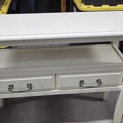 Cream Color Console Table 
