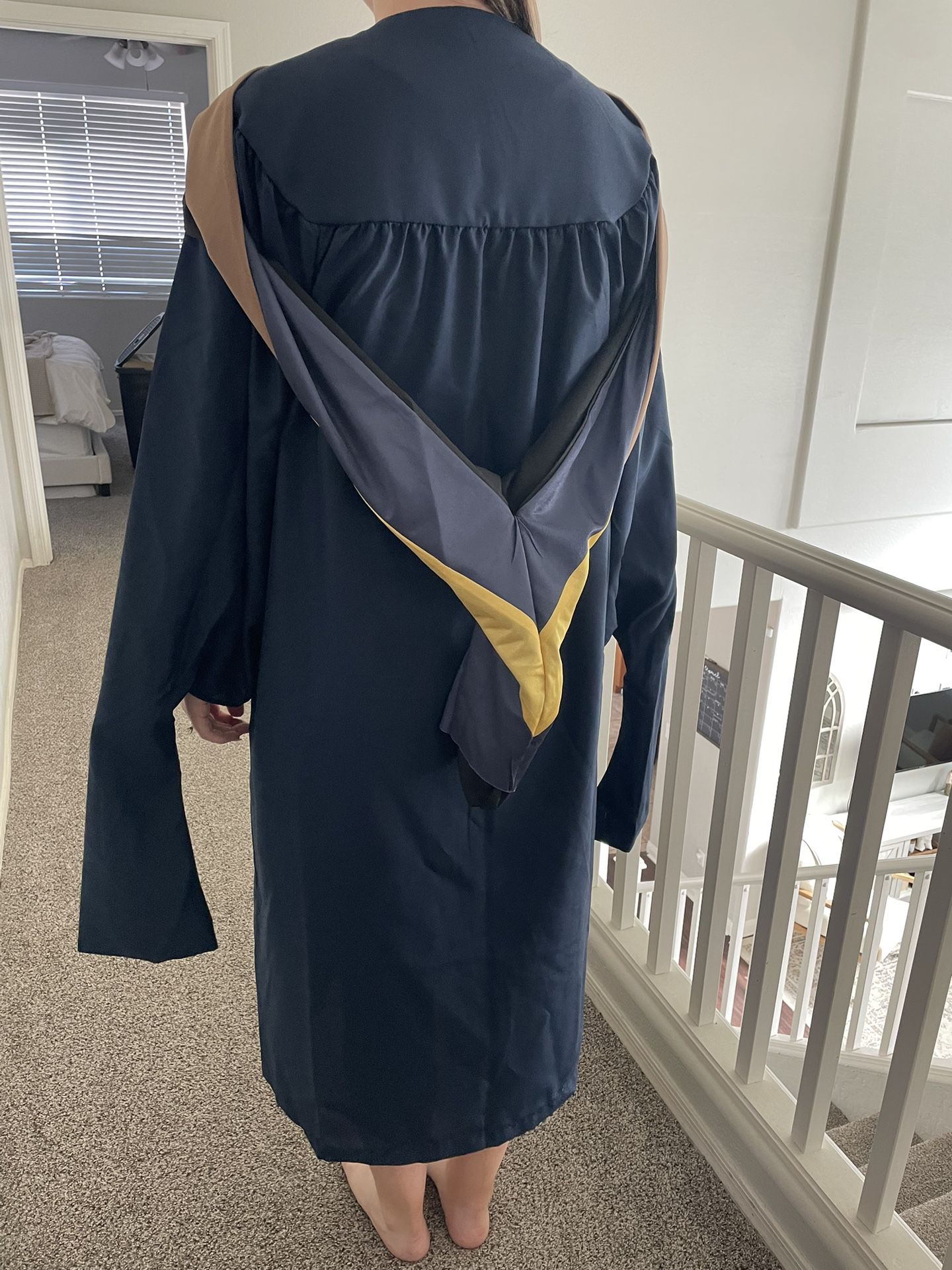 Northern Arizona University Gown And Masters Hood 