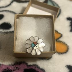 Sterling Silver Zuni Ring 