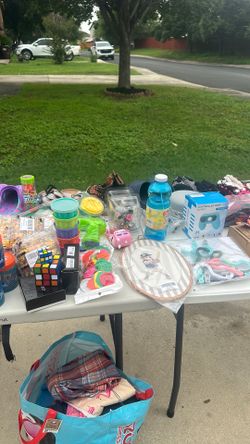 All new iitems for 1 dollar today 6-6 at 834 Falcon meadow dr