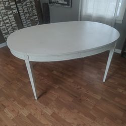 Antique Oval Dining Table 43" X 60"