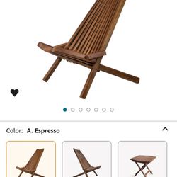 Wooden Folding Chair 