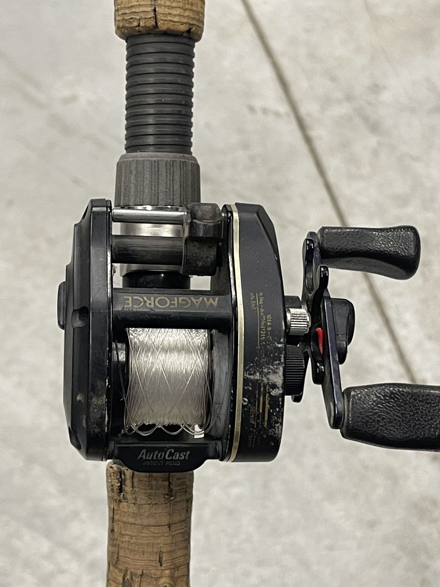 Daiwa Procater PMA10S Bait Caster on 7.6” Kunnan Graphite Classic 96 rod #8