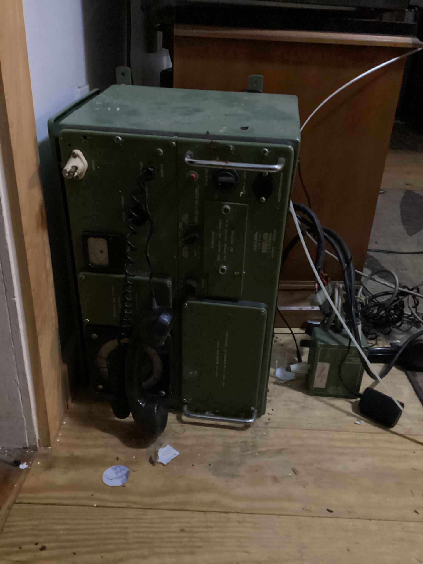 Antique Phone From A Military Ship In World War 2 On Sale $199