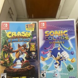 Nintendo Switch Crash And Sonic Colors 