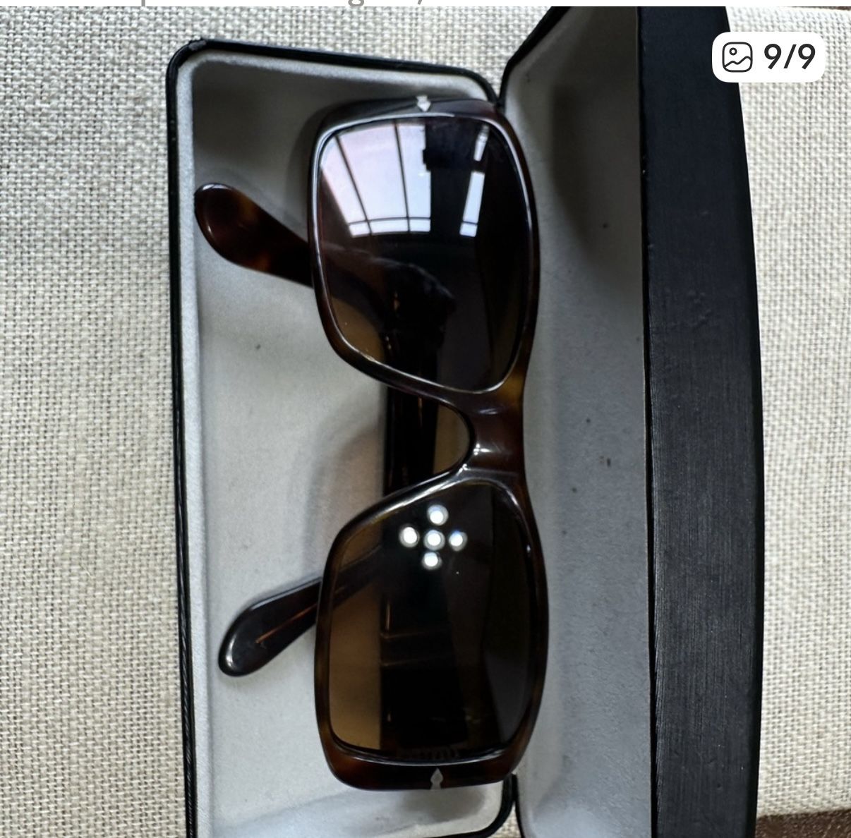 Persol Tortoise Rectangular Sunglasses