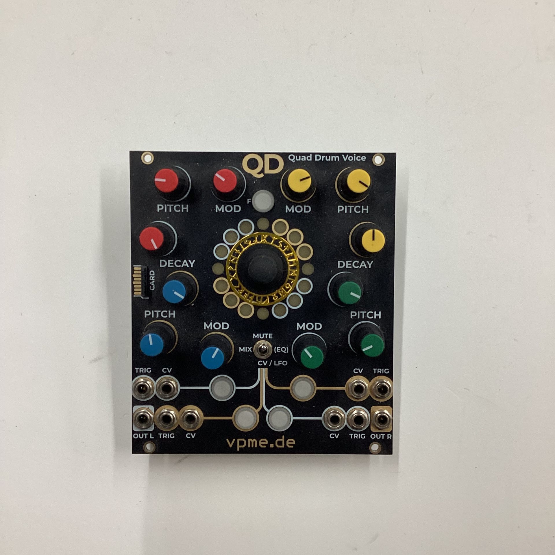 VPME.de Quad Drum Voice Module Synth