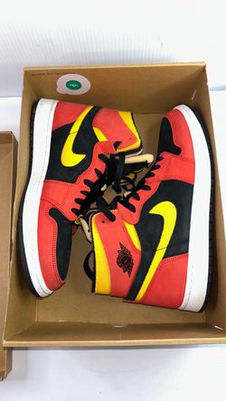 Air Jordan 1 High Zoom CMFT Chile Red Black Mens Size 10 w/ Box